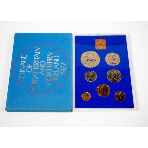 39 - GB decimal proof coin sets plus various GB silver coinage including hammered coin Comprising: 1: A t... 