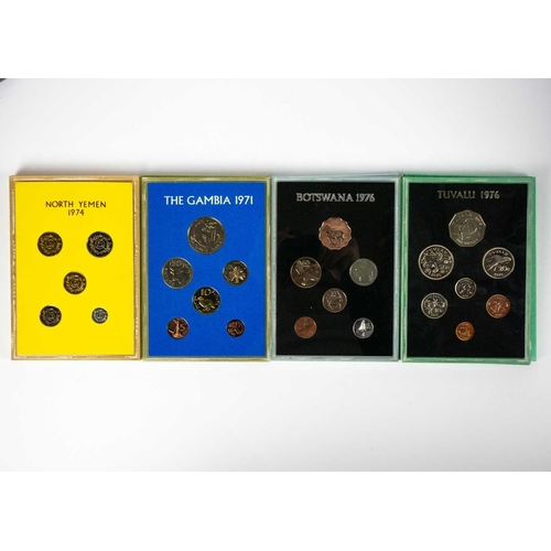 40 - World proof and other coinage including silver and bank notes Comprising: 1: Royal Mint proof 1970's... 