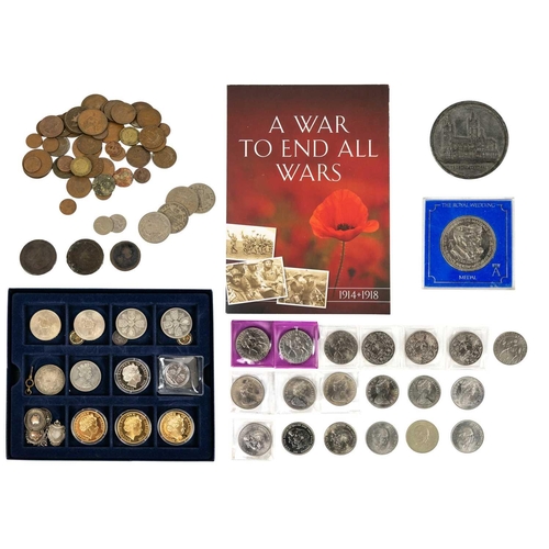 51 - USA, GB, Canada and Channel Islands coins etc Comprising: 1: USA silver 1921 D Morgan Dollar 2: Cana... 