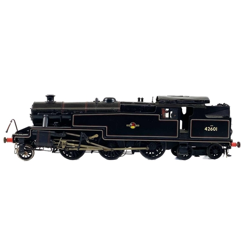 622 - O Gauge kit built LMS / BR Stanier 2-6-4 tank in late BR lined black livery Comprises a kit built 2-... 