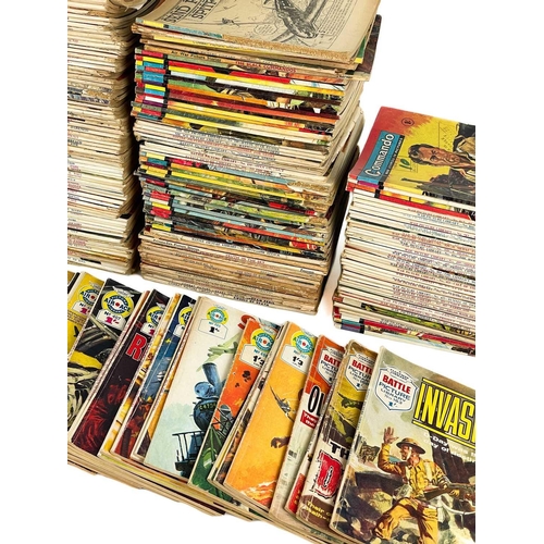 701 - 200+ Picture Library comics - Battle, Commando etc Over 200 1960s comics comprising: Battle x43 Comm... 