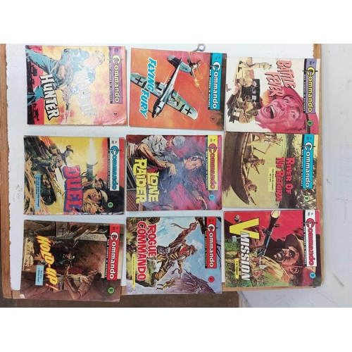 701 - 200+ Picture Library comics - Battle, Commando etc Over 200 1960s comics comprising: Battle x43 Comm... 