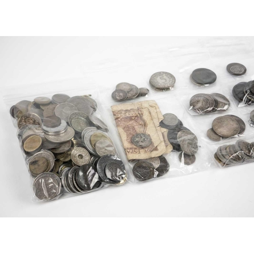 78 - European coinage 17th century to recent including much silver Noted silver coins: 1: Netherlands: 25... 