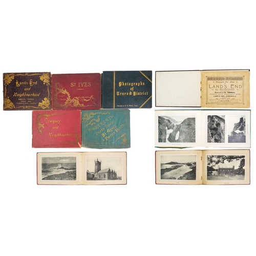 1 - Five early 20th century photographic view albums. 'Photographic View Album Lands End and Neighbourho... 