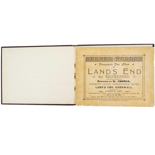 1 - Five early 20th century photographic view albums. 'Photographic View Album Lands End and Neighbourho... 