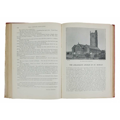 109 - The Cornish Magazine Vols I and II, both original cloths rubbed, title pages toned with vol I deboun... 