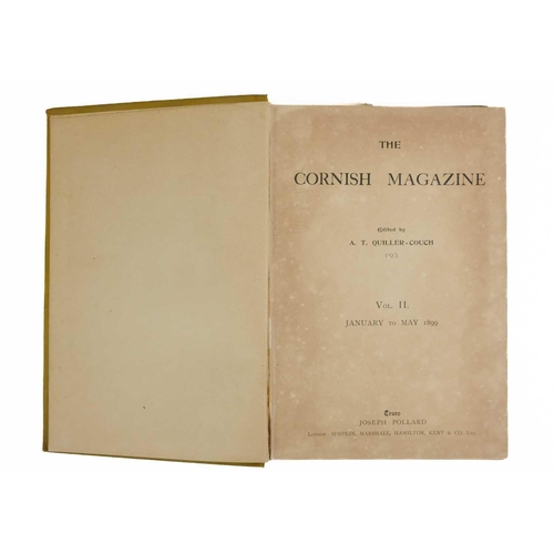 109 - The Cornish Magazine Vols I and II, both original cloths rubbed, title pages toned with vol I deboun... 