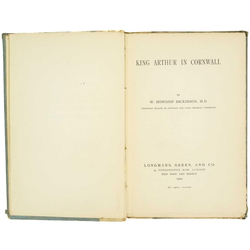 124 - DICKINSON, W. Howship 'King Arthur in Cornwall,' Original vellum backed boards, some rubbing to extr... 