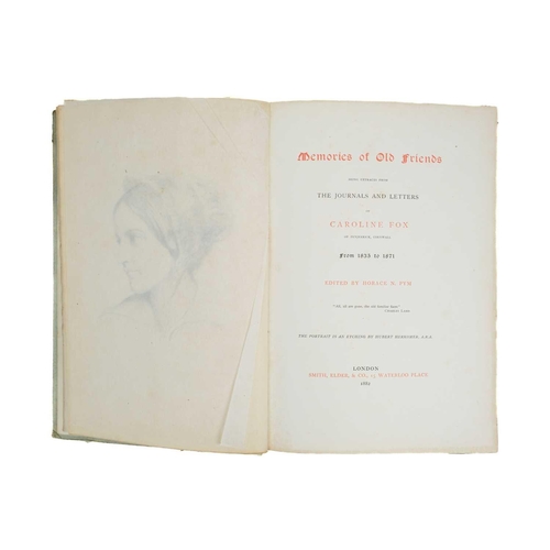 125 - Caroline Fox of Penjerrick, 1882. Horace N. Pym (ed) 'Memories of Old Friends Being Extracts from th... 