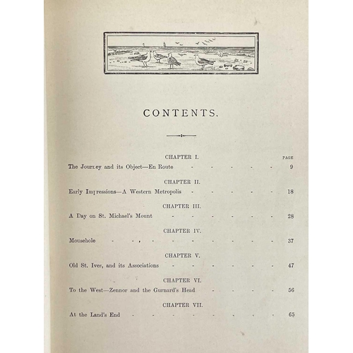 126 - HAWKINS, Henry. 'Through West Cornwall with a Camera, Or, An Artist's Pilgrimage Amongst Miners and ... 