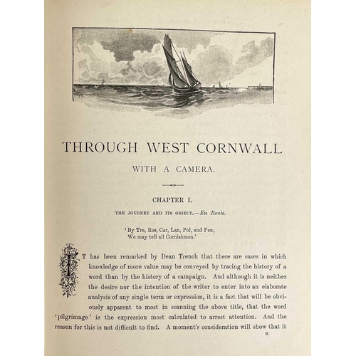 126 - HAWKINS, Henry. 'Through West Cornwall with a Camera, Or, An Artist's Pilgrimage Amongst Miners and ... 