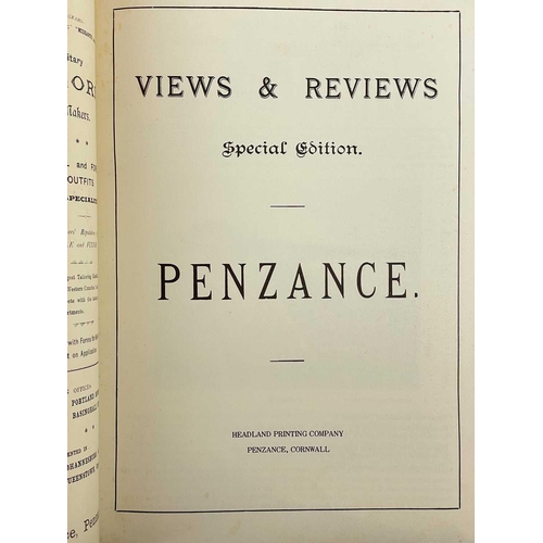 132 - C. Napier Hemy (illustrations). 'An Unsentimental Journey Through Cornwall,' original blue cloth wit... 