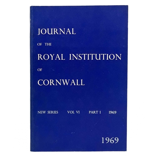 134 - Journal of the Royal Institution of Cornwall Publications date from 1843 - 2017, dates include 1843,... 