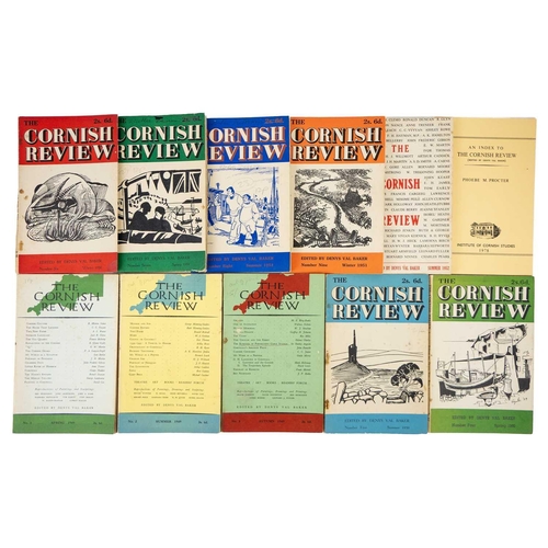 144 - Denys Val Baker (editor) 'The Cornish Review,' A complete run of vol I to X of the first series 1949... 