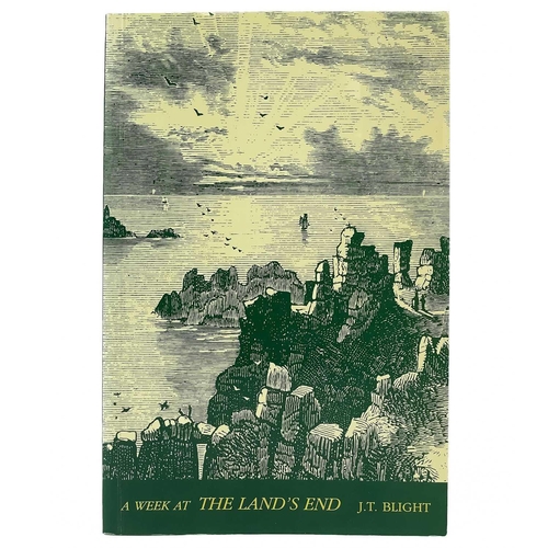 15 - BLIGHT, J. T. 'A Week at Land;s End,' First edition, half calf with marbled boards and morocco label... 