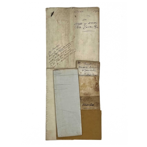 160 - Carew Pole papers. A large collection of indentures, leases, wills, &c. &c. Mostly on the estate of ... 