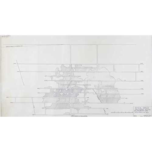 163 - Botallack Mine, St Just, Cornwall.  Facsimile prints. Surveys and plans Wheal Owles Plan & Longitudi... 