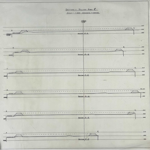 168 - Mine plans and surveys. Printed on thick tracing paper including for Wheal Prosper, 'Plan of Area of... 