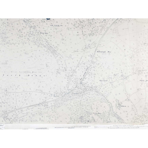 169 - Cornwall Tin & Mining Corporation. Gwennap, Cusgrane area, St Day Composite map 1:2500 showing geolo... 