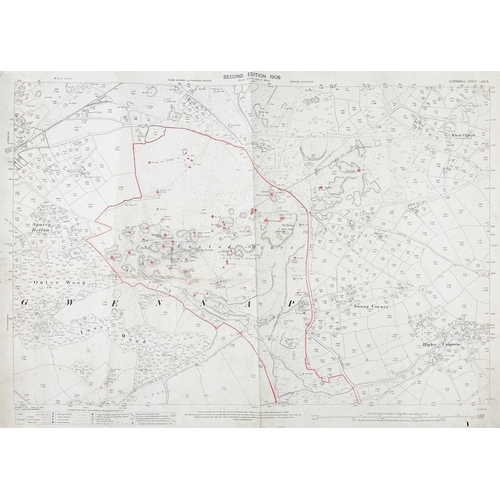 172 - A collection of OS Maps. A good collection of OS maps, some with colour pencil additions from Hooper... 