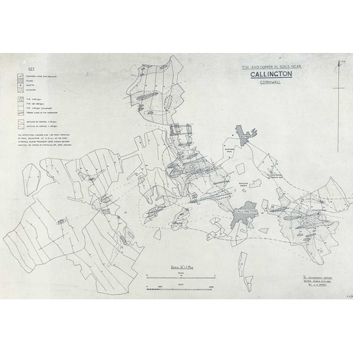 174 - 'Tin and Copper in Soils Near Callington, Cornwall' To Accompany a Report Dated March 13th 1965 by C... 