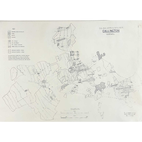 174 - 'Tin and Copper in Soils Near Callington, Cornwall' To Accompany a Report Dated March 13th 1965 by C... 