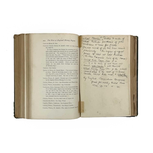 176 - Mining and surveying. Five works. J. H. Collins. 'Observations on the West of England Mining Region,... 