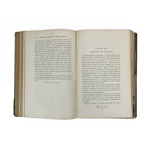 176 - Mining and surveying. Five works. J. H. Collins. 'Observations on the West of England Mining Region,... 