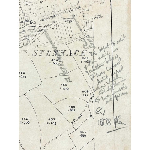 177 - St . Ives. 'Copy from Ordnance Maps to show Leases and accompany Report of October 8th 1907.....The ... 