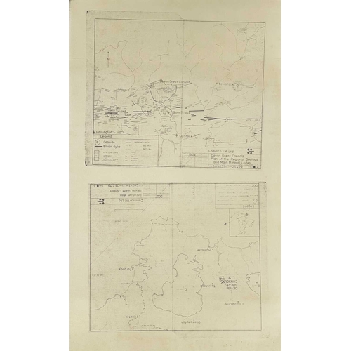 180 - Devon Great Consols. A large collection of surveys, plans, and maps including a late 19th/early20th ... 