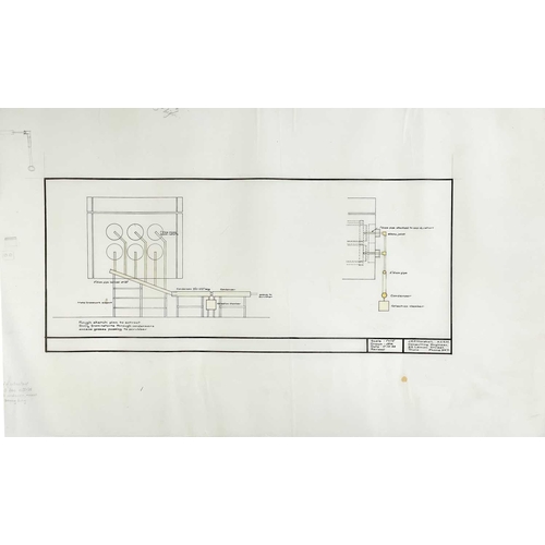 181 - 'Plan of North Penstruthal Mine' A fine collection of a mine surveyors studies Surveyors charts, tra... 