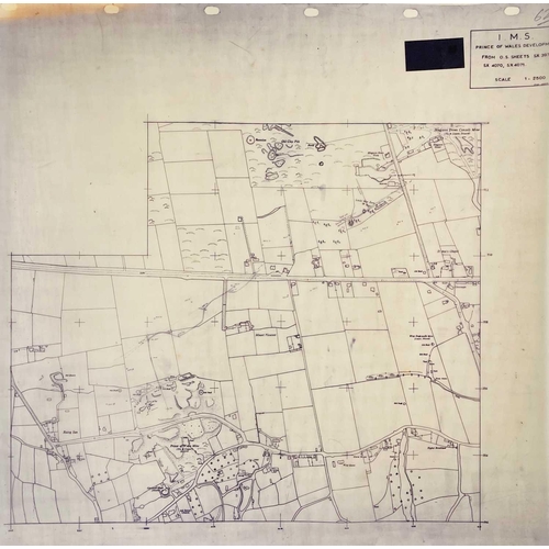 182 - A large collection of plans, OS maps, graphs &c. &c. Including; 1981,Survey & Site plans by RCAH of ... 