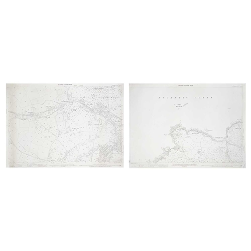 183 - A large collection of OS maps. Some with colour pencil additions from Hooper, in varying condition b... 