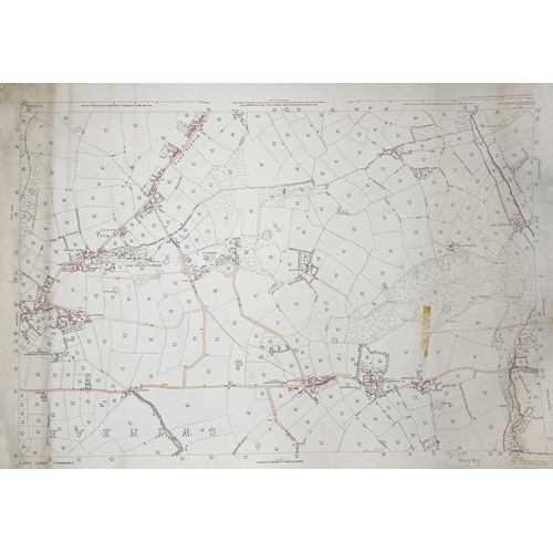 183 - A large collection of OS maps. Some with colour pencil additions from Hooper, in varying condition b... 