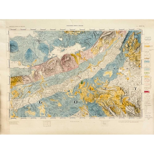 184 - 'Ordnance Survey of Ireland: Geological Survey of Ireland' Six engraved maps. Engraved at the Ordnan... 