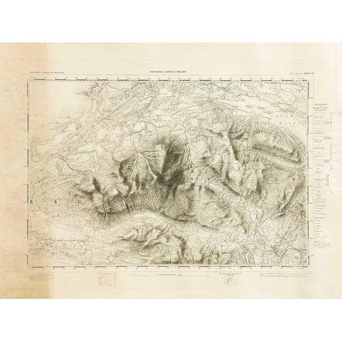 184 - 'Ordnance Survey of Ireland: Geological Survey of Ireland' Six engraved maps. Engraved at the Ordnan... 