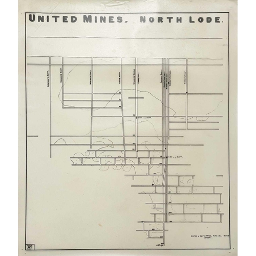 187 - 'Hearle Family Partition Map No.1,' Showing lands divided between F.F.Rodd Esq, J.C.L.Tremayne Esq, ... 