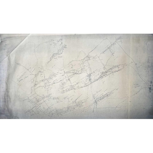 187 - 'Hearle Family Partition Map No.1,' Showing lands divided between F.F.Rodd Esq, J.C.L.Tremayne Esq, ... 