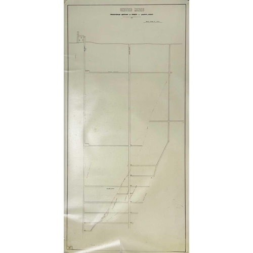 187 - 'Hearle Family Partition Map No.1,' Showing lands divided between F.F.Rodd Esq, J.C.L.Tremayne Esq, ... 