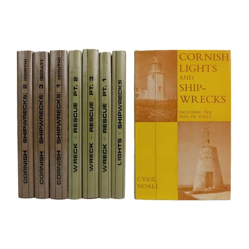 19 - Cornish shipwrecks and rescue. Seven works. Cyril Noall and Grahame Farr. 'Wreck and Rescue Round th... 