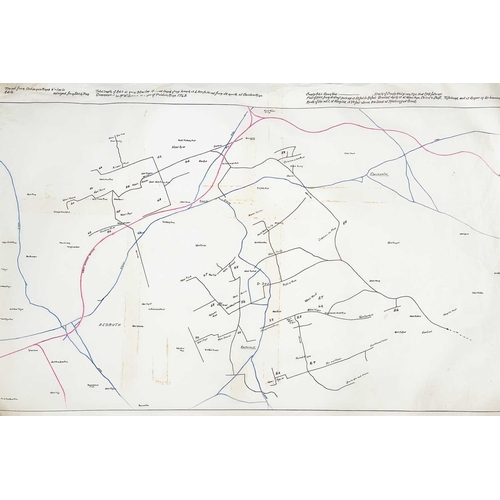 192 - Mine plans and surveys. Notes 1908-1946 on shafts, lodes, underground workings, history & statistics... 