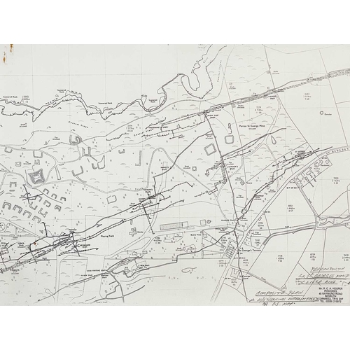 192 - Mine plans and surveys. Notes 1908-1946 on shafts, lodes, underground workings, history & statistics... 