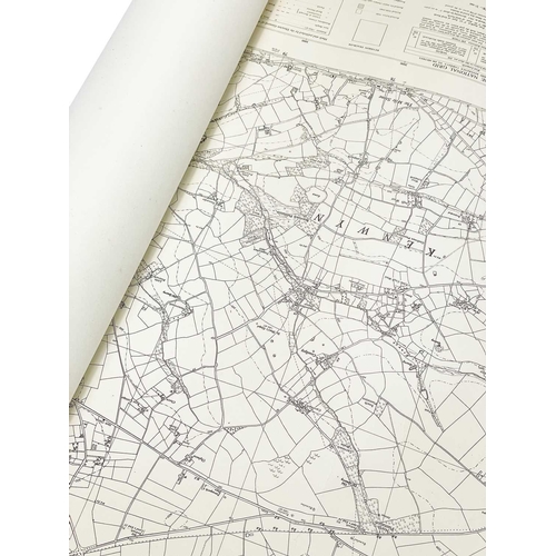 198 - A large collection of OS maps. A large collection of OS maps, some with colour pencil additions from... 