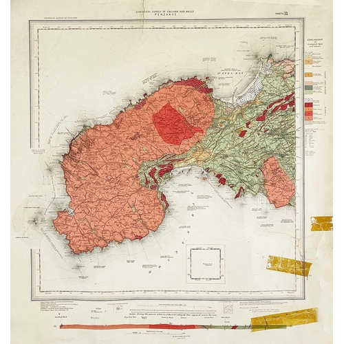 199 - Cornwall. Geological Maps. 1:100 Holman Test Mine, Troon (partial), for UKAEA; 1:500 Holman Test Min... 