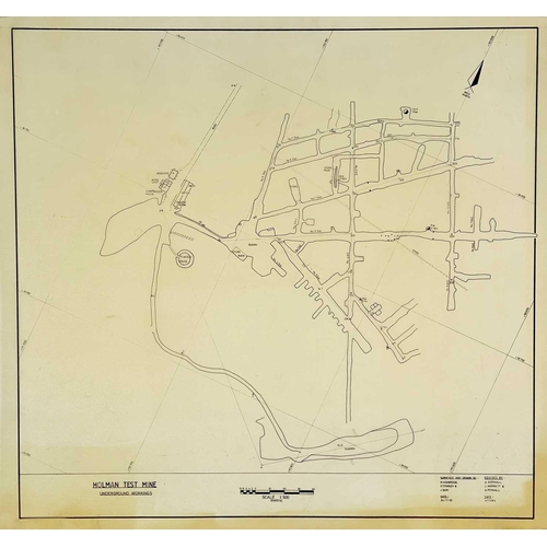 199 - Cornwall. Geological Maps. 1:100 Holman Test Mine, Troon (partial), for UKAEA; 1:500 Holman Test Min... 