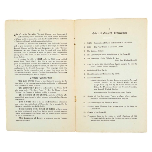 2 - NANCE, R. Morton and SMITH, A. S. D (trans) 'Passyon Agan Arluth. Cornish Poem of the Passion,' Spot... 