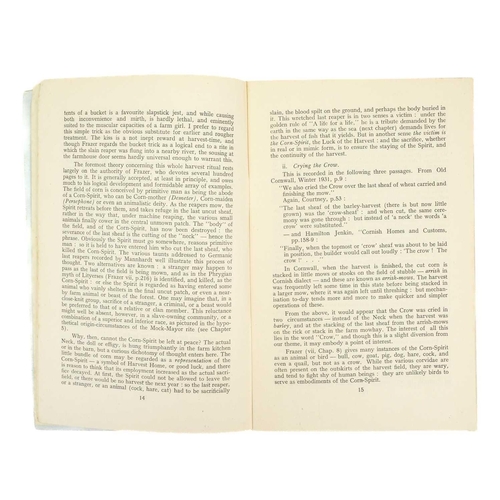 20 - Folklore of Cornwall Four scarce works. A. C. Thomas. 'The Folk-Lore of the Camborne District,' repr... 