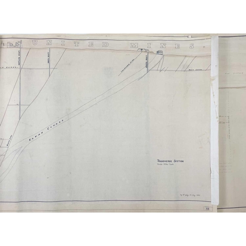 200 - St Day United Mines and Gwennap, A serious collection of surveys and plans. Collection titled 'Minin... 