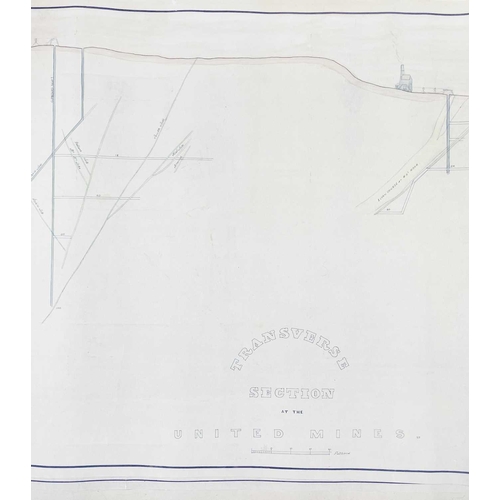 200 - St Day United Mines and Gwennap, A serious collection of surveys and plans. Collection titled 'Minin... 