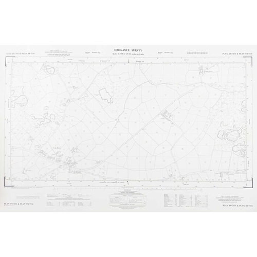 200 - St Day United Mines and Gwennap, A serious collection of surveys and plans. Collection titled 'Minin... 